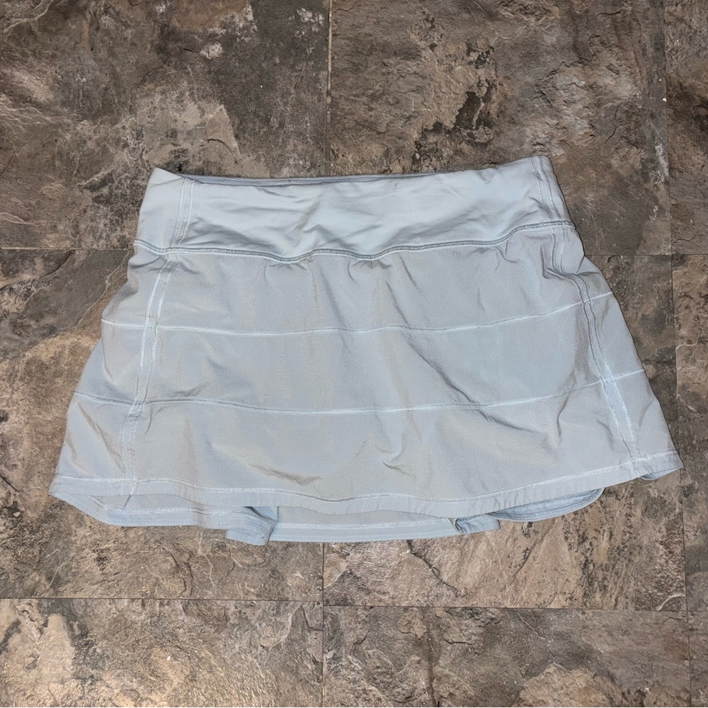 Pace Rival Mid-Rise Skirt
Powder Blue
Size 6